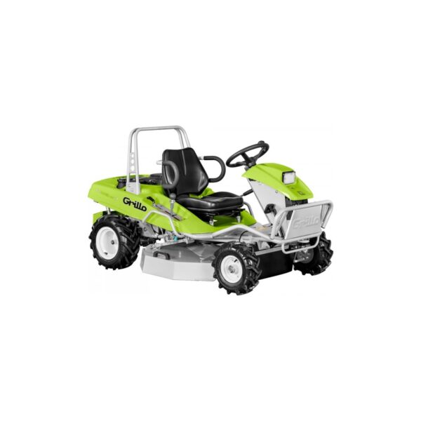 Débroussailleuse autoportée Grillo Climber 7.15 avec moteur puissant et traction sur pentes, idéale pour débroussailler les terrains difficiles et en pente