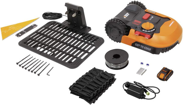 Robot tondeuse WORX Landroid M500 WR165E pour pelouses jusqu’à 500 m², connecté et programmable via application