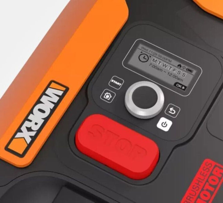 Robot tondeuse WORX Landroid M500 WR165E pour pelouses jusqu’à 500 m², connecté et programmable via application